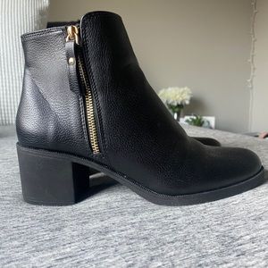 Women’s black booties